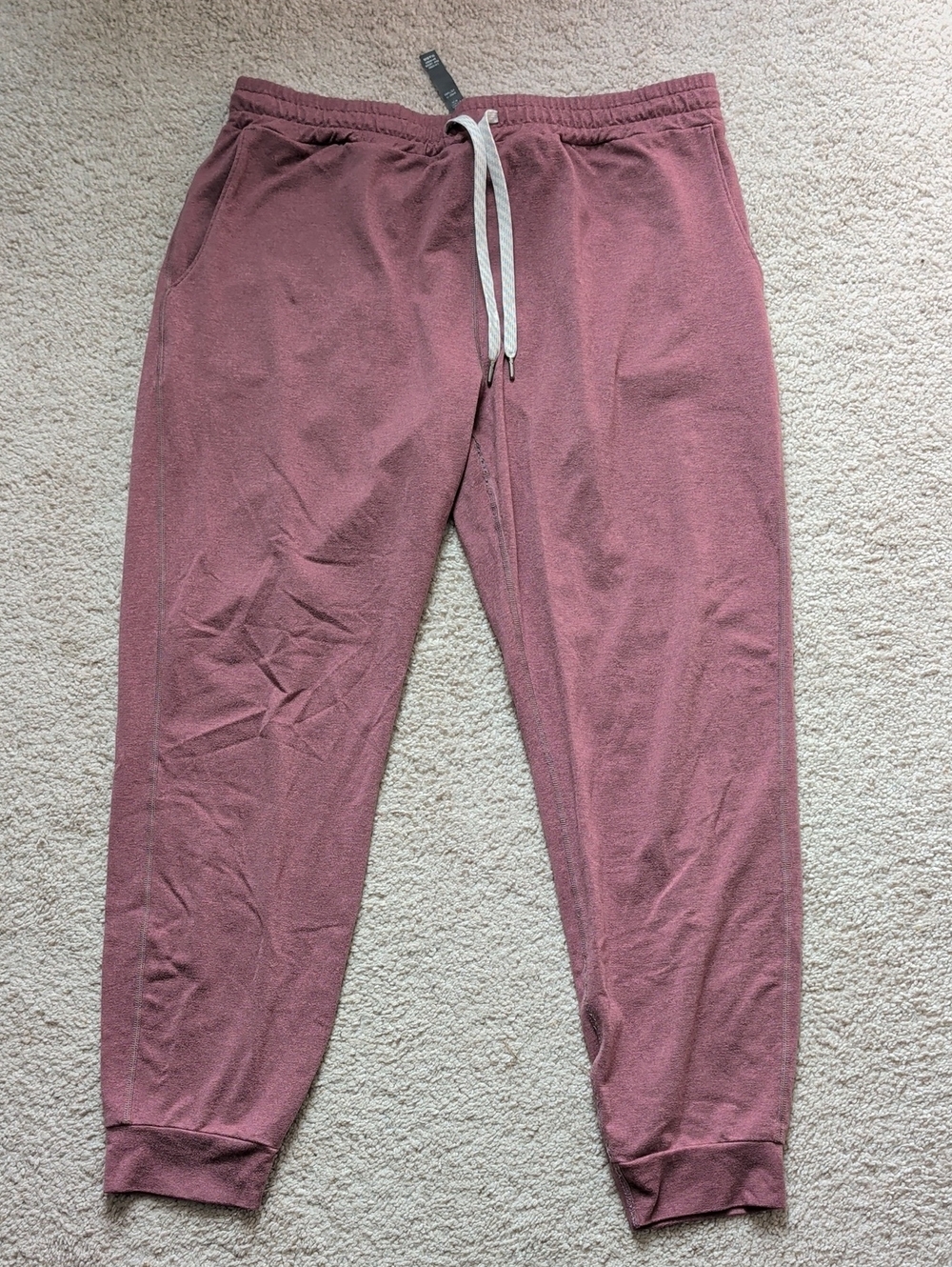 Vuori Dusty Rose Drawstring Joggers